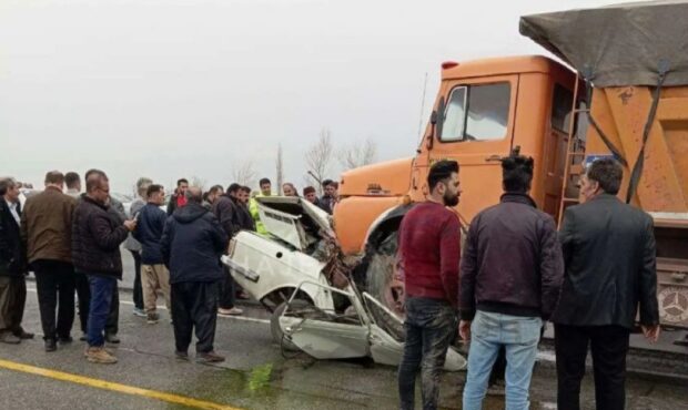 تصادف در محور مهاباد یک کشته برجای گذاشت