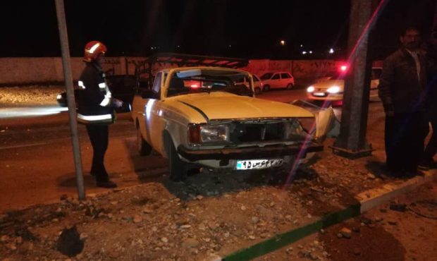 سانحه رانندگی در مهاباد دو مصدوم برجای گذاشت