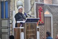 اقامه نماز جمعه در مسجد جامع مهاباد
