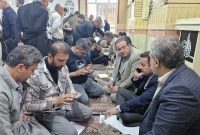 برپایی میز خدمت در مسجد بری شیلانان مهاباد برپایی میز خدمت در مسجد بری شیلانان مهاباد