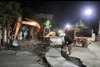اتمام اجرای کانال هدایت آب‌های سطحی در مهاباد